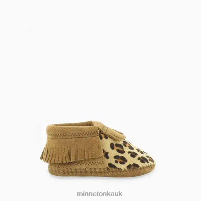 Minnetonka Kids Leopard Riley Bootie Footwear AD084480