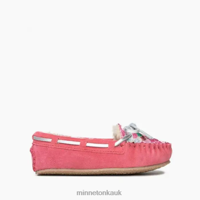 Minnetonka Kids Mermaid Hot Pink Cassie Footwear AD084496