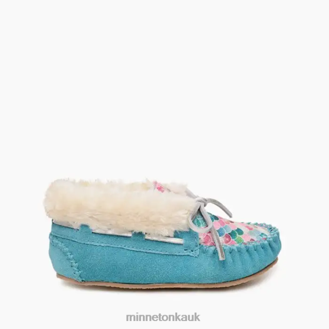 Minnetonka Kids Turquoise Mermaid Charley Footwear AD084503