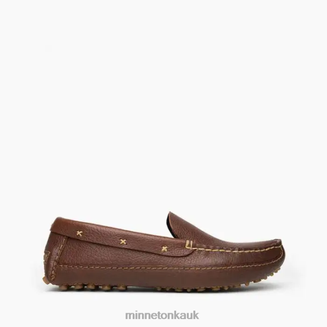 Minnetonka Men Brown P.W. Driving Loafer Footwear AD084394