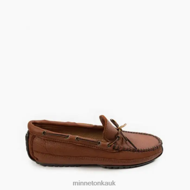 Minnetonka Men Carmel Moosehide Weekender Footwear AD084341