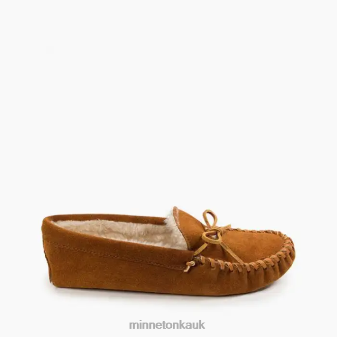 Minnetonka Men Brown Pile Lined Softsole Footwear AD084412