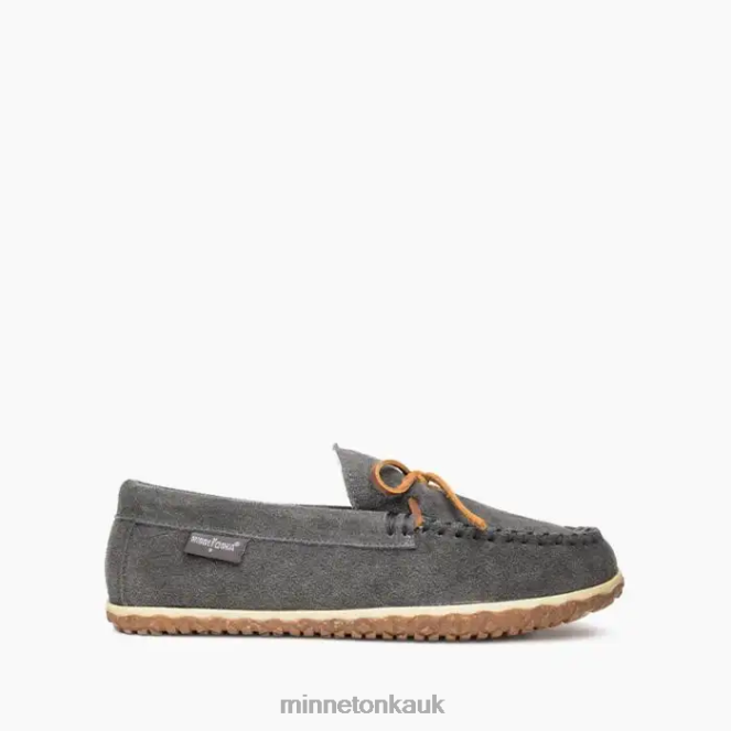 Minnetonka Men Charcoal Tomm Footwear AD084369