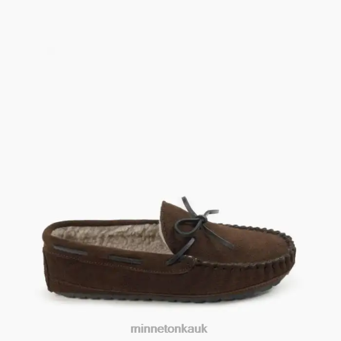 Minnetonka Men Chocolate Casey Footwear AD084407