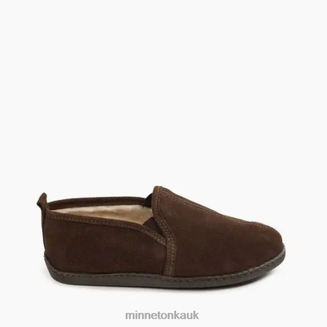 Minnetonka Men Chocolate Romeo Footwear AD084422