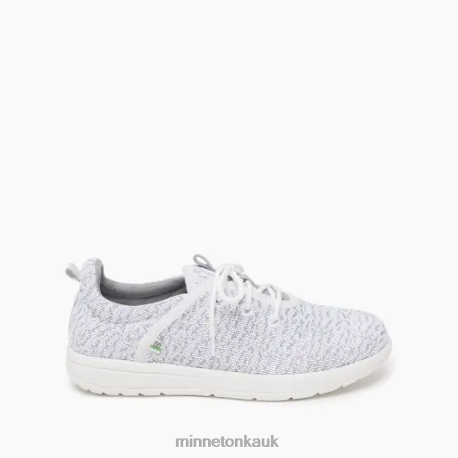 Minnetonka Men White Eco Anew Footwear AD084455