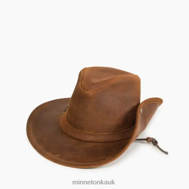 Minnetonka Unisex Brown Ruff Aussie Hat Accessories AD084524