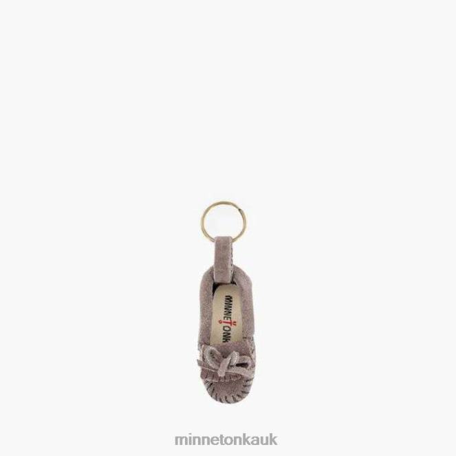 Minnetonka Unisex Grey Mini Moc Key Rings Accessories AD084531