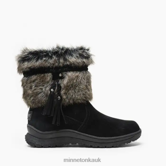 Minnetonka Women Black Everett Footwear AD08439