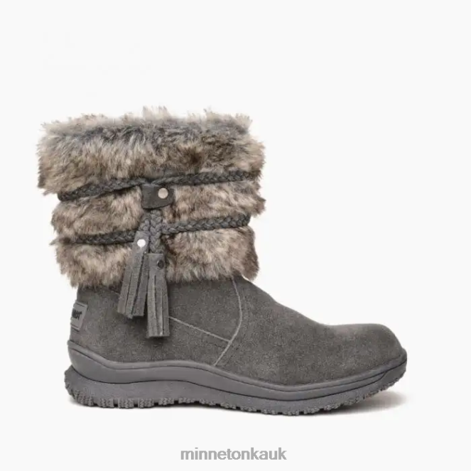 Minnetonka Women Charcoal Everett Footwear AD08440