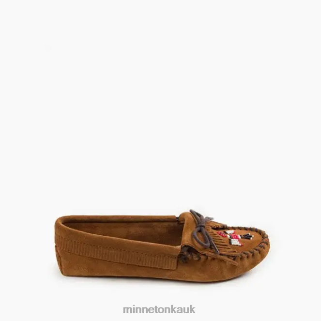 Minnetonka Women Brown Thunderbird Softsole Footwear AD084116