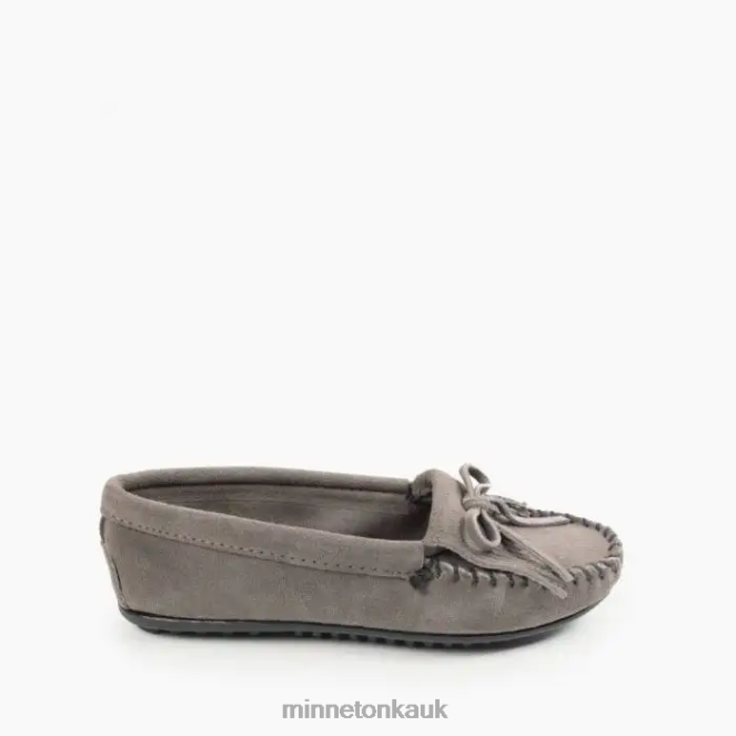 Minnetonka Women Grey Kilty Hardsole Footwear AD08476