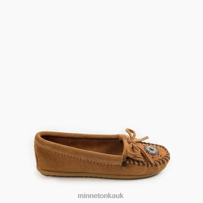 Minnetonka Women Taupe Me To We Moc Footwear AD084144