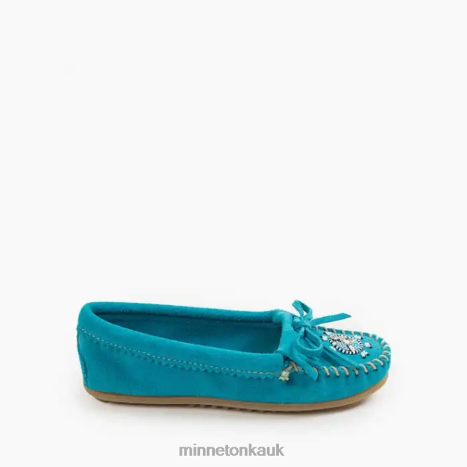 Minnetonka Women Turquoise Me To We Moc Footwear AD084145