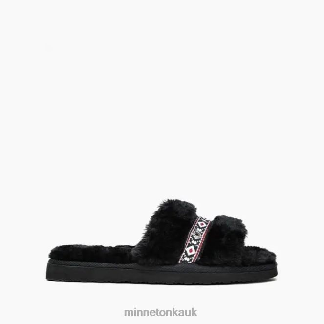 Minnetonka Women Black London Footwear AD084275