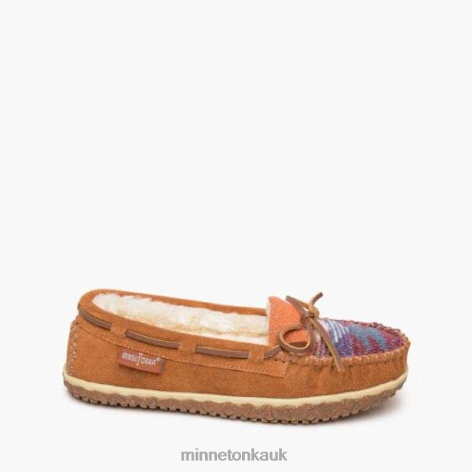 Minnetonka Women Brown Multi Tilia Footwear AD084127