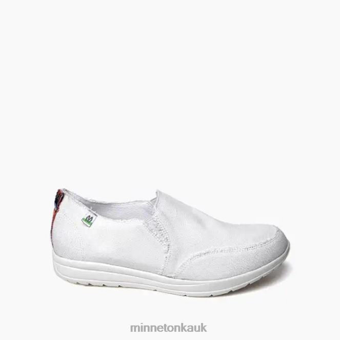 Minnetonka Women White Eco Expanse Footwear AD084322